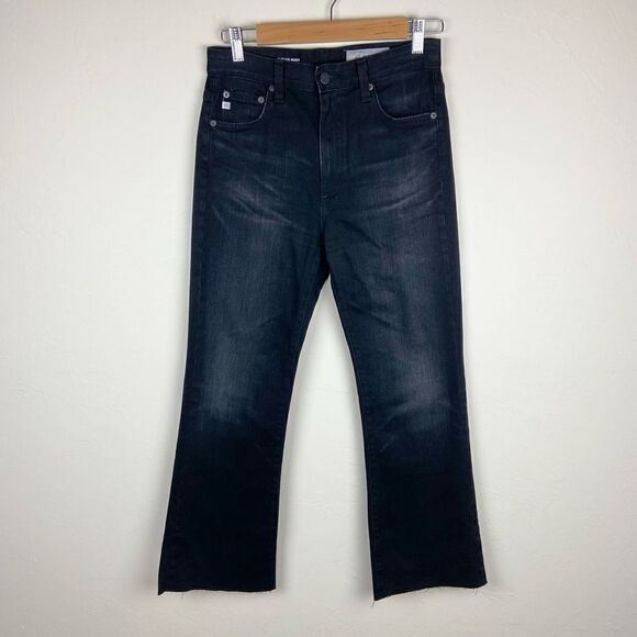AG ‘Alexxis Boot’ High-Rise Vintage Bootcut Jeans - Black - Picture 2 of 8